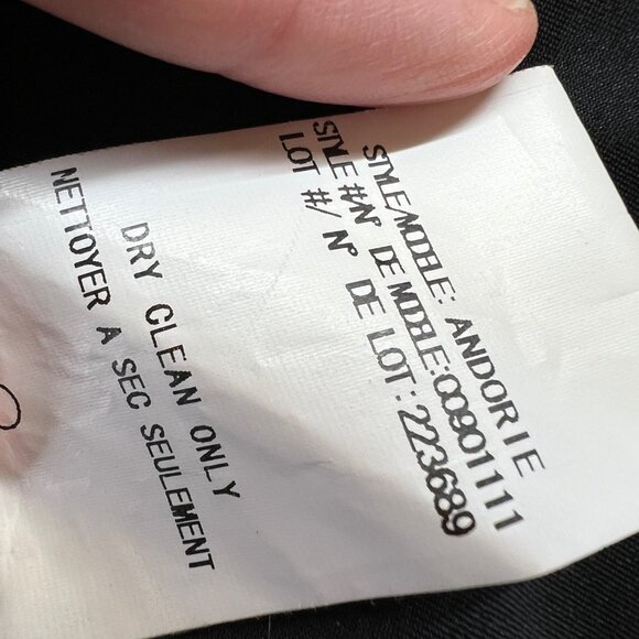 Theory Andorie Virgin Wool Tailored Two Button Blazer Dark Plum Burgundy Size 6 - Picture 14 of 16